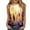 Yellow, variant on DQRPSEETB Womens Summer Clothes Women's Fashion 3D Crew Neck Double Printed Vest Blouses for Women