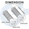 thumbnail image 4 of Poignes de moto pour BMW K1200GT K1200LT K120R K1200RS K1200S K1200 GT/LT/R/RS/S/ R850C Classic R850GS R850R,Black, 4 of 4