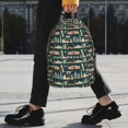 thumbnail image 2 of Lukts UAE Travel1 1 Pattern 15 Inch Student Backpack, Waterproof Laptop Backpack with Adjustable Shoulder Straps, Lightweight Travel, Campus Backpack, Unisex, 2 of 6