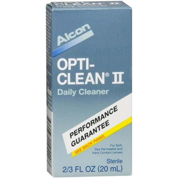 Opti-clean ii by alcon nuance noun