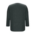 thumbnail image 4 of Camisas de Manga Larga Casual de las Mujeres Color Sólido Plisado V-Cuello Blusas para Primavera Verano, Fiesta, Trabajo Y Vacaciones, 4 of 8