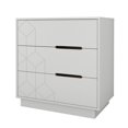 thumbnail image 4 of Nexera 4-Piece Bedroom Set With Bed Frame, Headboard, Nightstand & Dresser In Full|White, 4 of 10