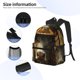 thumbnail image 3 of Disketp Sunflower Cowboy Hat Cow Mochila Ligera Clásica con Múltiples Bolsillos, Mochila Casual para Hombre y Mujer, Ideal para Escuela, Trabajo y Viajes, 3 of 6