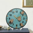 thumbnail image 4 of Yayeee Wall Clock Battery Operated 11.9" Silent Quartz Non-Ticking for Living Room Decor, Cartoon Capybaras, 4 of 8