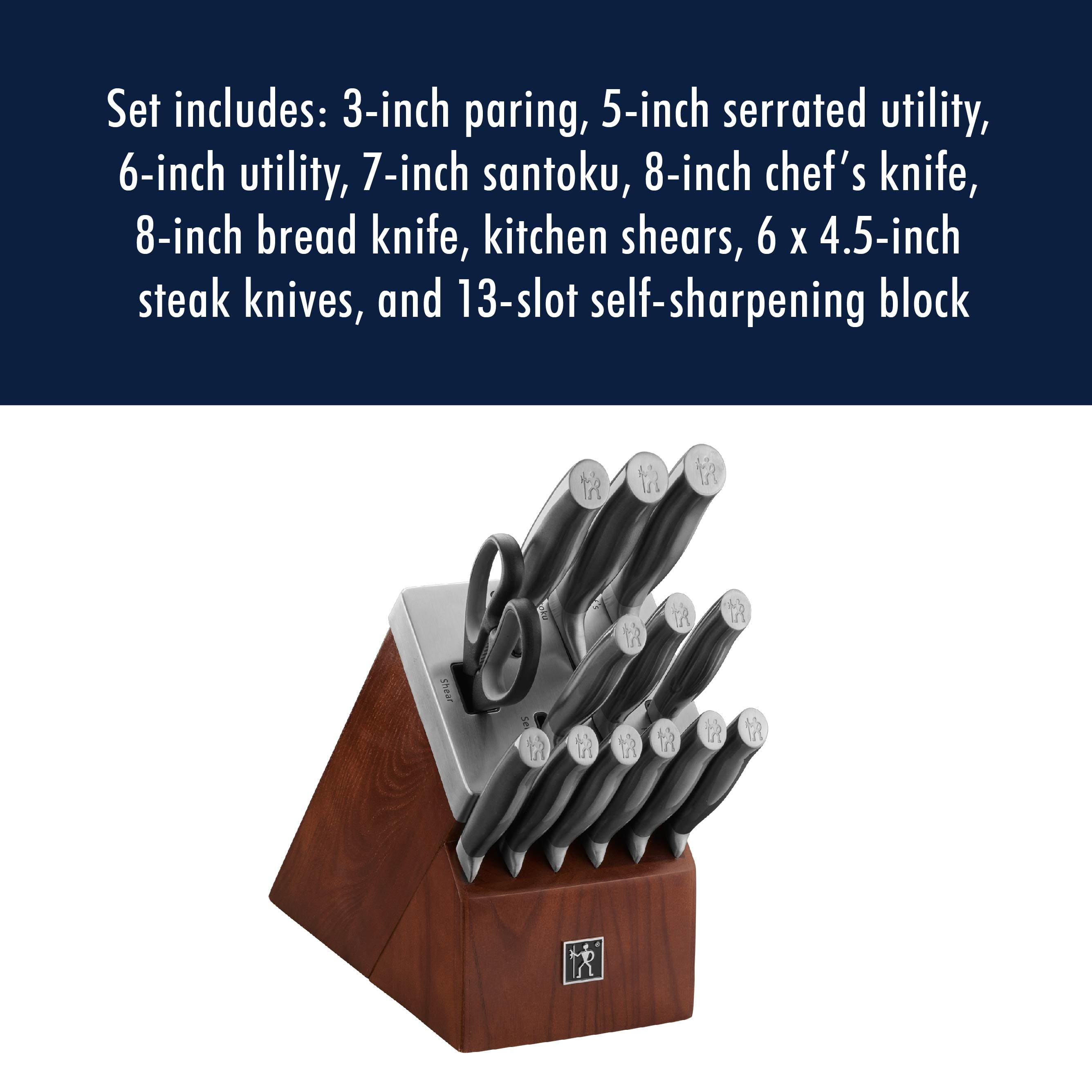 Henckels Definition 20-Piece Self-Sharpening Knife Block Set