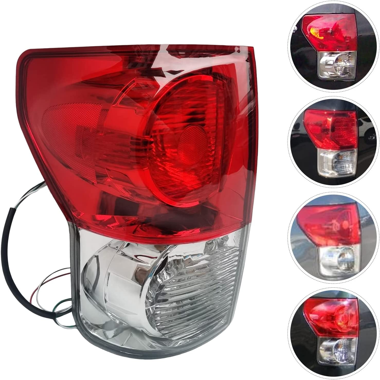 SHZICMY RH+LH Halogen Rear Tail Lights Assembly for 2007 2008