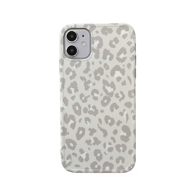 Funda para iPhone 11 con patrón de leopardo, funda protectora de goma de silicona TPU, diseño de guepardo, compatible con iPhone 11 de 6,1 pulgadas