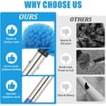 thumbnail image 3 of Cobweb Duster with Extension Pole - 6 FT Lightweight Stainless Steel Extendable Ceiling Fan for High Ceilings, Mum Stiff PET Bristle Spider Web Brush Indoor/Outdoor Cleaning, 3 of 4