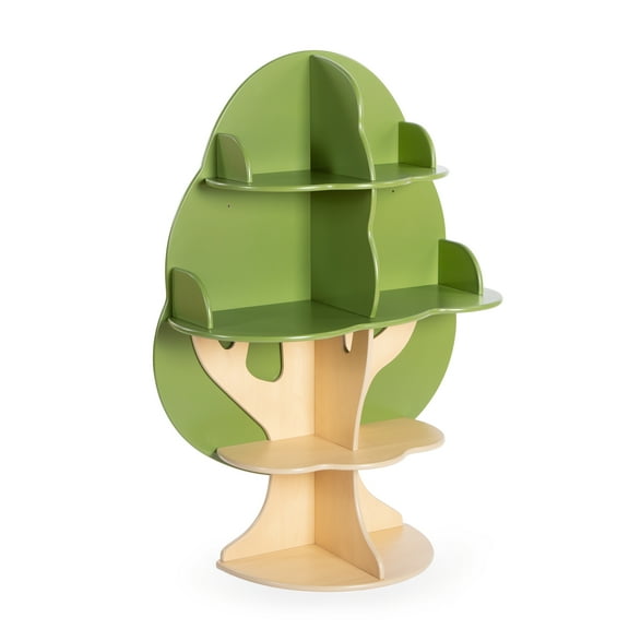 Guidecraft Tree Bookshelf for Kids: Montessori Wooden bookshelves and bookcases with 6 Shelves for Nursery, Homeschool, Daycare and Playroom Storage