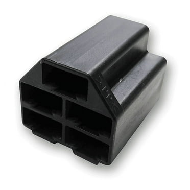 Automotive Connectors 4P MALE BLACK 20 AMP WEATHER PACK SHROUD (5 ...
