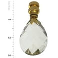 thumbnail image 3 of Royal Designs Fan Pull Chain with Medium Swiss Cut Diamond Crystal Finial ? Polished Brass ? Set of 2, 3 of 3