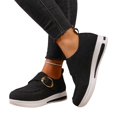 thumbnail image 4 of Willtoo Orthopedic Walking Shoes for Women Comfortable Round-Toe Wedge Heels with Metal Buckle Non-Slip Arch Support Slip on Shoes Orthopedic Breathable Walking Sneaker, 4 of 5