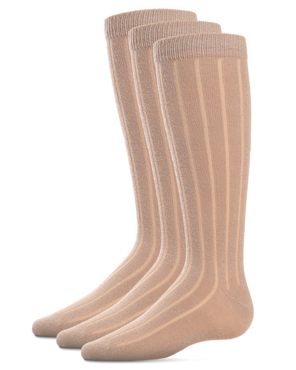 MeMoi Boys Cotton Dress Socks 3-Pack Navy 9-11 - image 3 of 7