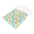 thumbnail image 4 of Small Animal Hideout Pouch, Wearable Hamster Sleeping Bed Bag Soft Warm Fruit Pattern  For Golden Bear S,M,L, 4 of 8