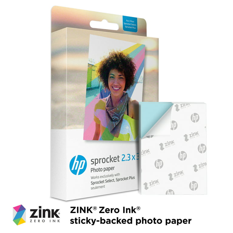 HP Sprocket 4x6 Photo Paper + 2 Cartridge Official 80 Sheets