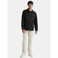 thumbnail image 4 of George Men's Fleece Knit Shirt Jacket with Long Sleeves, Sizes S-3XL, 4 of 5