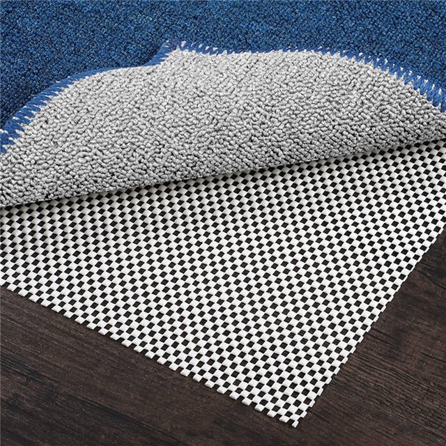 Torubia Rug Gripper Non Slip Rug Pad Underlay for Hardwood Floors Supper Grip Thick Padding Adds Cushion Prevents Sliding Size 4x6 Ft,White