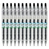 Pilot B2P Colors, Recycled Bottle 2 Pen, Retractable Gel Ink Rolling Ball Pens, G2 Ink, Fine Point, 0.7mm, Black Ink, 12 Count