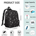 thumbnail image 3 of Butterflies and Flowers Student Backpack – Garden Pattern with Colorful Watercolor Wings and Aesthetic Abstract Style, 3 of 6