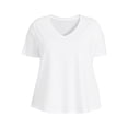 thumbnail image 5 of Terra & Sky Women’s Plus Size V-Neck Tee, 5 of 5