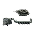 thumbnail image 4 of Miniatura Tanque Modelo Kit de Vehículo Blindado Transportador Bloques de Construcción Material Pp Función de Ensamblaje Adecuado para Colección Exhibición en Mesa Verde, 4 of 8