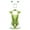 Fluorescent Green, variant on Womens Astronaut Alien Outfits Outer Space Fighter Leotard Bodysuit with Hair Hoop Blue L