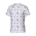 thumbnail image 3 of Rocae Lavender Flowers for Men's Moisture-Wicking Crew Tee - T-Shirt for Sports, Outdoor Activities, and Casual Wear, 3 of 9