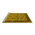 thumbnail image 2 of Ahgly Company Machine Washable Indoor Rectangle Oriental Yellow Traditional Area Rugs, 6' x 9', 2 of 4