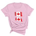 thumbnail image 3 of FAIWAD T-Shirt d'Été pour Femmes Fête du Canada Léger à Manches Courtes Col Rond T-Shirts Hauts Imprimé Graphique Blouses de Détente Basiques, 3 of 3