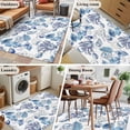 thumbnail image 5 of Coastal Nautical Area Rugs 3'x5', Washable Small Throw Rugs for Living Room Bedroom, Summer Ocean Beach Sea Corals Blue Indoor Outdoor Rug Non-Slip Low Pile Carpet Runner Reversible Floor Mats, 5 of 8