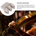 thumbnail image 5 of IFANLANDOR Violin Accessories for Family Members 1Pack Silver Mute, 5 of 5