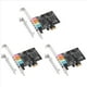 thumbnail image 1 of 3X Tarjeta de Sonido PCIe 5.1, Tarjeta Envolvente PCI Express Audio EstéReo 3D con Alto Rendimiento de Sonido Tarjeta de Sonido para PC Chip CMI8738, 1 of 5