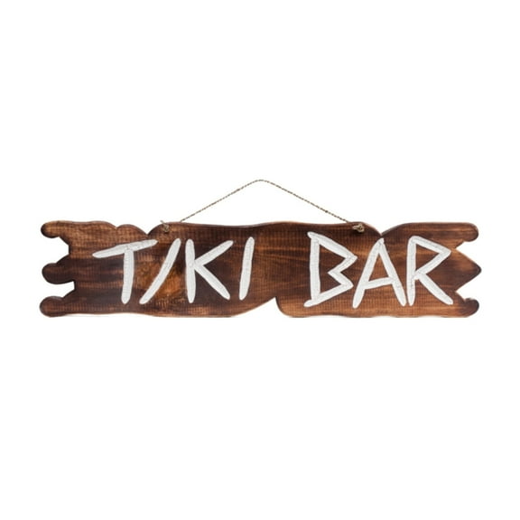 Home Decor Wooden Tiki Bar Wall Hanging Sign