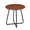 Wood Grain Color & Black, variant on Tcbosik 19.7" Outdoor Side Table, Weather Resistant Accent Table, Small Round End Table for Patio Yard Balcony Garden, Wood Grain Color & Black