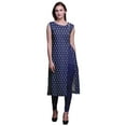 thumbnail image 1 of Bimba Sleeveless Printed Summer Kurti Straight Tunic DressesÂ&nbsp;ForÂ&nbsp;Women, 1 of 6