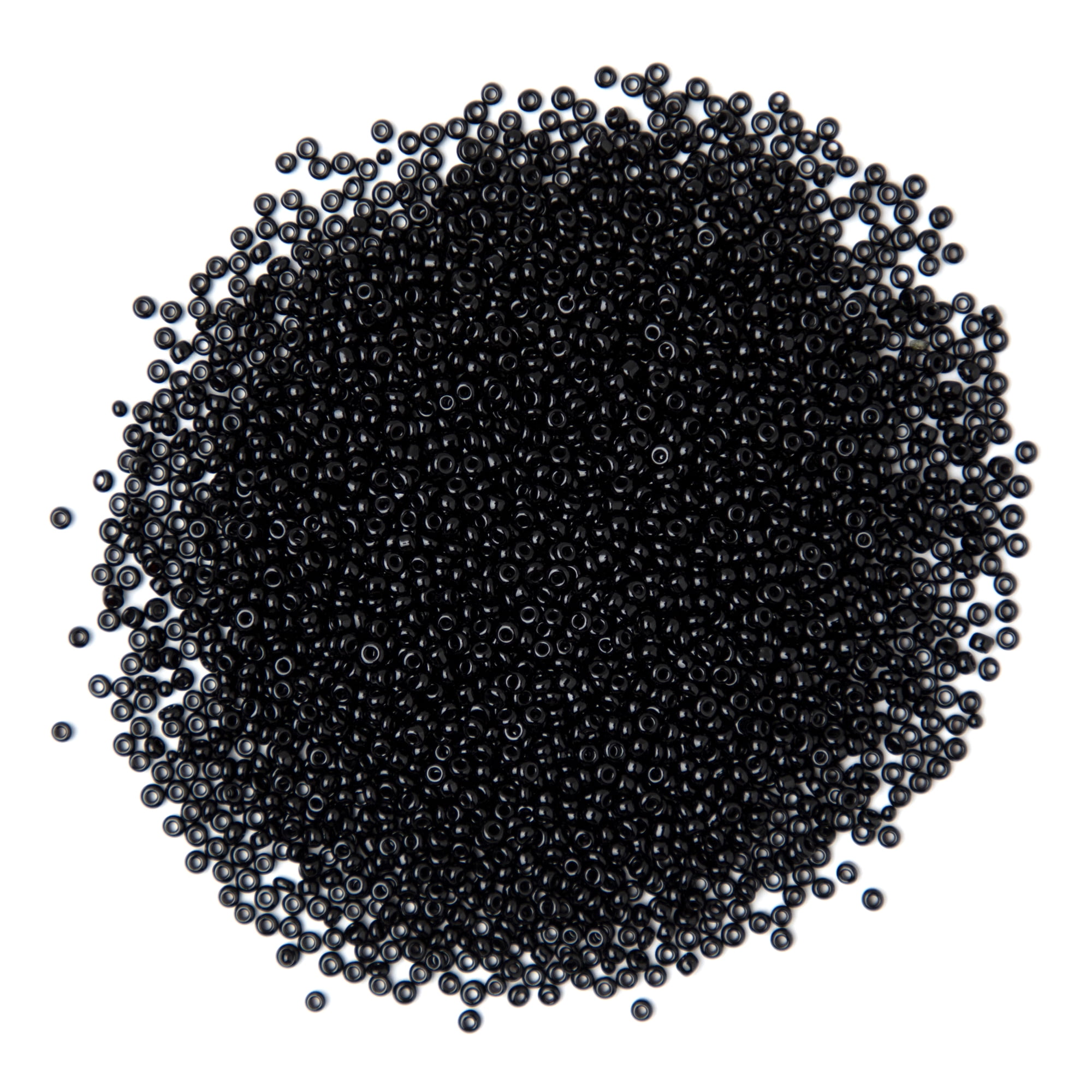 Cousin DIY 1.41 Oz. Black Seed Beads, 2500+ Pieces