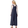 thumbnail image 5 of Cueply Jumpsuits for Women Winter Warm Loose Adjustable Strap Bib Overalls Wide Leg Pants with Pockets, 5 of 6