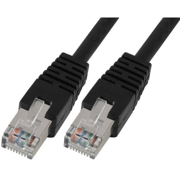 PRO SIGNAL - RJ45 to RJ45 Cat5e S/FTP Ethernet Patch Lead 10m Black