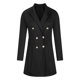 thumbnail image 5 of Pntutb Mujer Slim Fit Manga Larga Doble Botonadura Elegante Largura Media Blazer Pntutb Pntutb-1247, 5 of 7