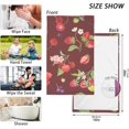 thumbnail image 2 of Coolnut Strawberry Blueberry Hand Towels 2 PCS, Cotton Bath Towel for Drying Face Hands Body Decorative Water Absorbent Lightweight Towels for Bathroom Ktichen Travel Gym, 16"x28", 2 of 6