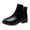 Black, variant on Wyzesi Knee High Boots Women No Heel Red Women Minimalist Side Zipper Boots Ankle Boots Short Boots Shoes Ladies Casual Shoes