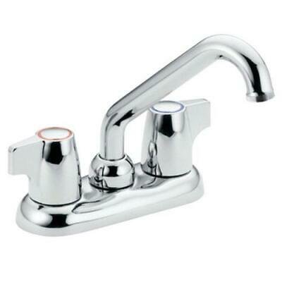 Moen Chateau Chrome Two Handle Laundry Faucet 4 in.