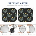 thumbnail image 6 of Haiem Faces Of The Cat Car Windshield Sun Shade (2 Pieces) Foldable Windshield Sun Shade Car Accessories for Truck SUV Pickup-Medium, 6 of 7