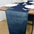 thumbnail image 3 of Efavormart 12" x 107" Navy Blue Premium Velvet Table Runner For Wedding Party Decor, 3 of 6
