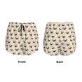 thumbnail image 5 of Lsque Pug Dog Face Printed Women's Running Shorts with Liner Pockets,Elastic Quick Dry Workout Athletic Gym Yoga Shorts,Womens High Waist Shorts-Small, 5 of 9