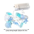 thumbnail image 3 of Battery Powered String Lights with Ocean Theme, Waterproof Led Fairy Lights for Outdoor Patio, Beach Party Decorations (20 Lights, 6.5 Ft), 3 of 9