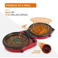 thumbnail image 4 of COMMERCIAL CHEF Countertop Pizza Maker, Indoor Electric Countertop Grill, Quesadilla Maker with Timer, 4 of 7