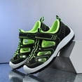 thumbnail image 2 of Ketyyh-chn99 Toddler Sandals Boys Kids Summer Athletic Sandals Boys Girls School Outdoor Sports Sandals Walking Shoes Size for US 1,Green, 2 of 9