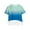 Blue, variant on Tauxra Girls Shirts Size 7-8 Girls Shirt Crewneck Layered Floral Print Short Sleeve Cute Kids Blouse Lace Tee Top Girl Shirts Size 7-8