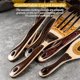 thumbnail image 5 of 7Pcs Pakkawood Utensils Set-Durable, Eco-Friendly, Wooden Spoon for Cooking, Wooden Utensil for Cooking, 5 of 5